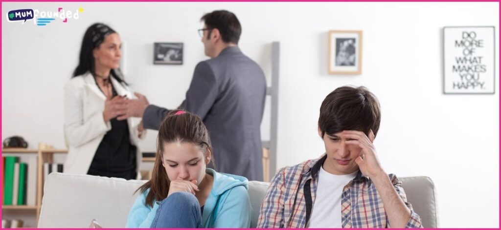 parents talking to teenagers about divorce