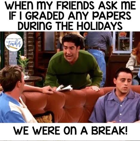 school holidays memes for teachers