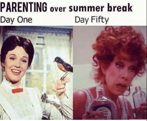 Brilliant School Holidays Memes - for parents